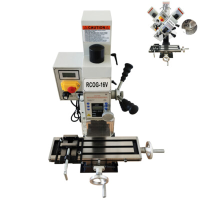 600W RCOG-16V Brushless Motor Precision Milling Drilling Machine 110V Wood Lathe