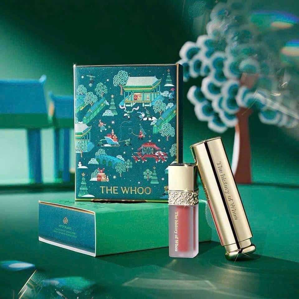 The history of Whoo Gongjinhyang Mi Glow Lip Balm Special Set Pink