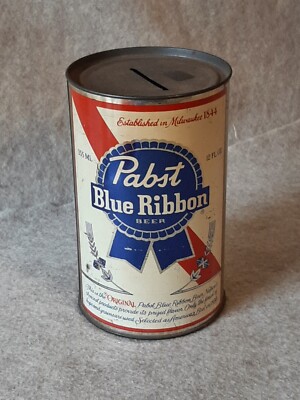 ヴィンテージ vintage 70's Pabst Blue Ribbon M Rare One of a Kind 1970's Pabst Blue Ribbon Beer Empty
