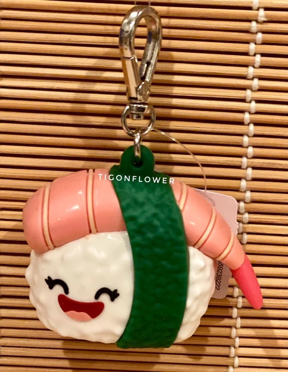 Bath & Body Works Pocketbac Hand Sanitizer Holder Cheerful Sushi
