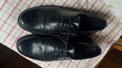 LLOYD Budapester Herren Lederschuh - Gr 8 - 42 - schwarz