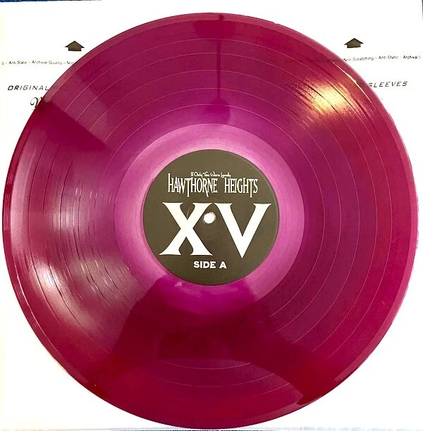 If Only You Were Lonely -Hawthorne Heights Rare Hand-Screened Cover Vinyl LP New - Image 2 of 4