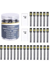 Lifreer 0.9mm Lead Refills, 680 Pcs Smooth Break Resistant HB 0.9mm Pencil...