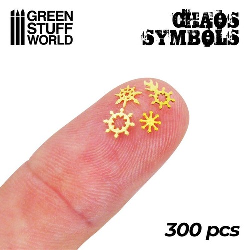 Green Stuff World Chaos Runes and Symbols New - Picture 2 of 3
