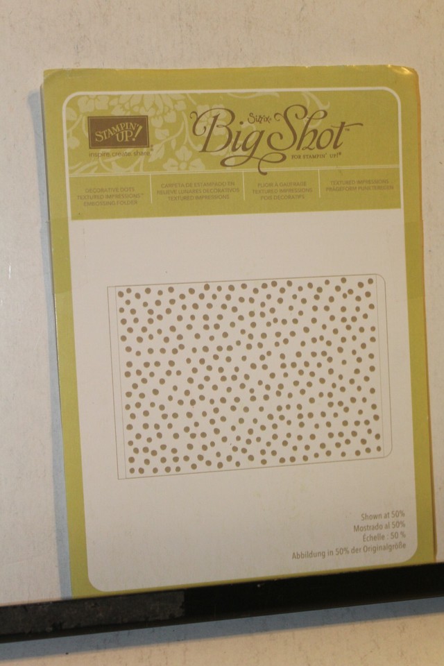 RETIRED STAMPIN UP EMBOSSING FOLDER DYNAMIC 3D TEXTURED IMPRESSIONS ...