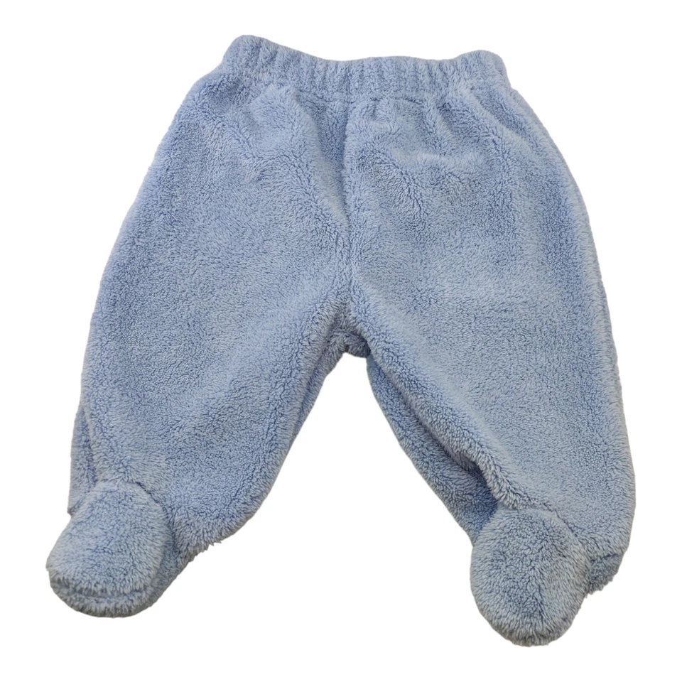 Koala Bebé Azul 3 Piezas Vellón Conjunto Footie Pantalones Camisa Sombrero Talla 3-6 Meses Foto 4 de 4