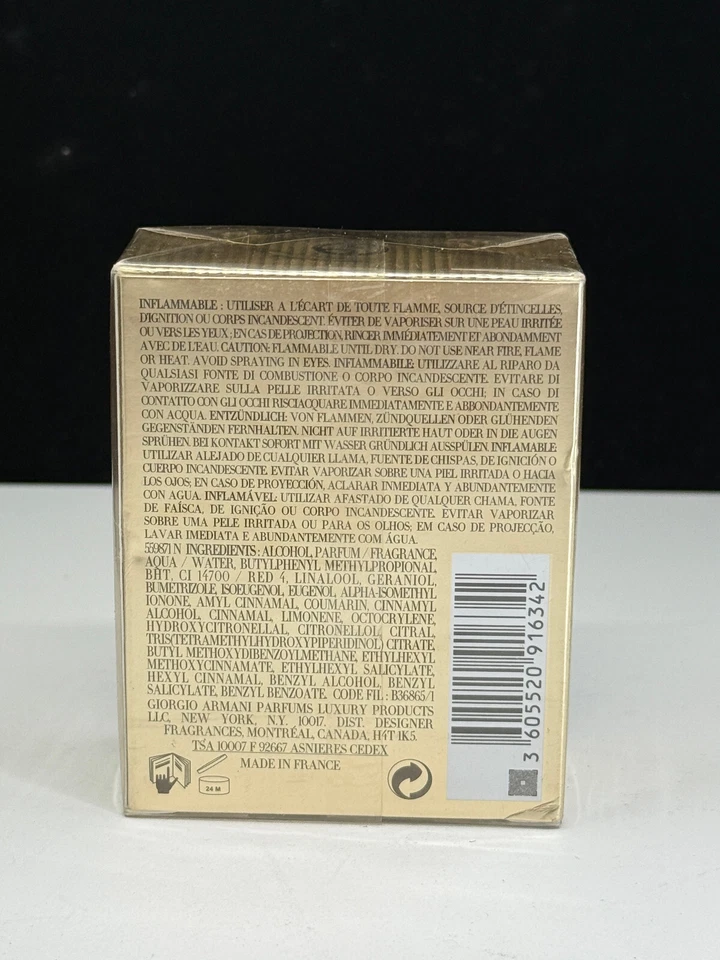 Spray vaporizador natural IDOLE d'Armani por Giorgio Armani EDP 1,0 OZ raro nuevo en caja Foto 3 de 4