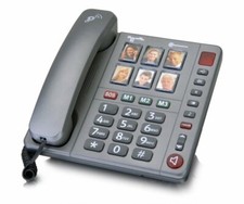 Audioline Amplicomms PowerTel 92 - Senioren Telefon mit Fototasten