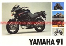 YAMAHA Gamme 1991 WR 250 200 TT 600 350 TY R YZ 80 125 PW 50 80