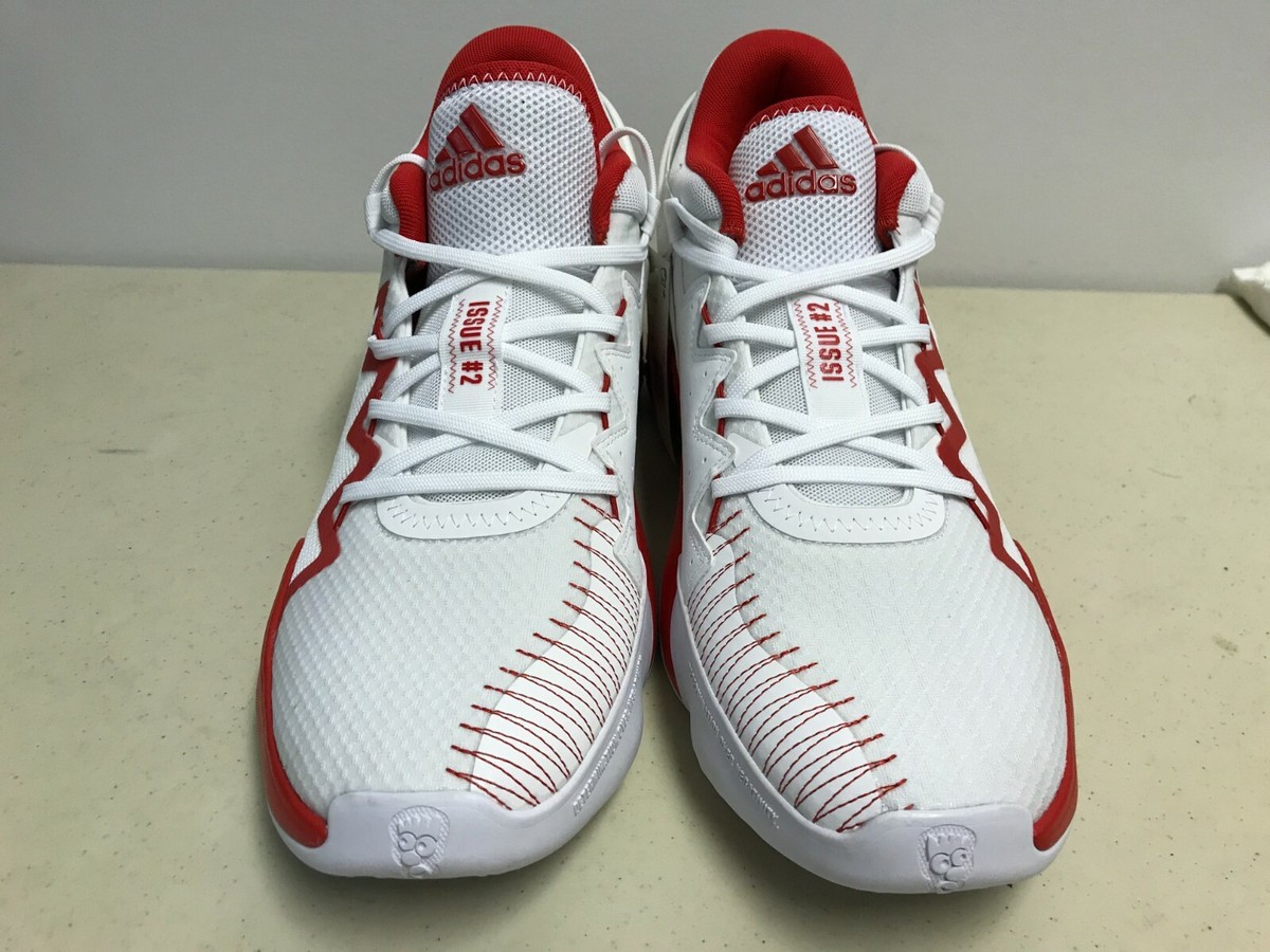 adidas Donovan Mitchell D.O.N. Issue 2 Shoes Men\'s White Size: 7.5 Sneakers Release – adidas D.O.N. Issue #2 “White  main image 2