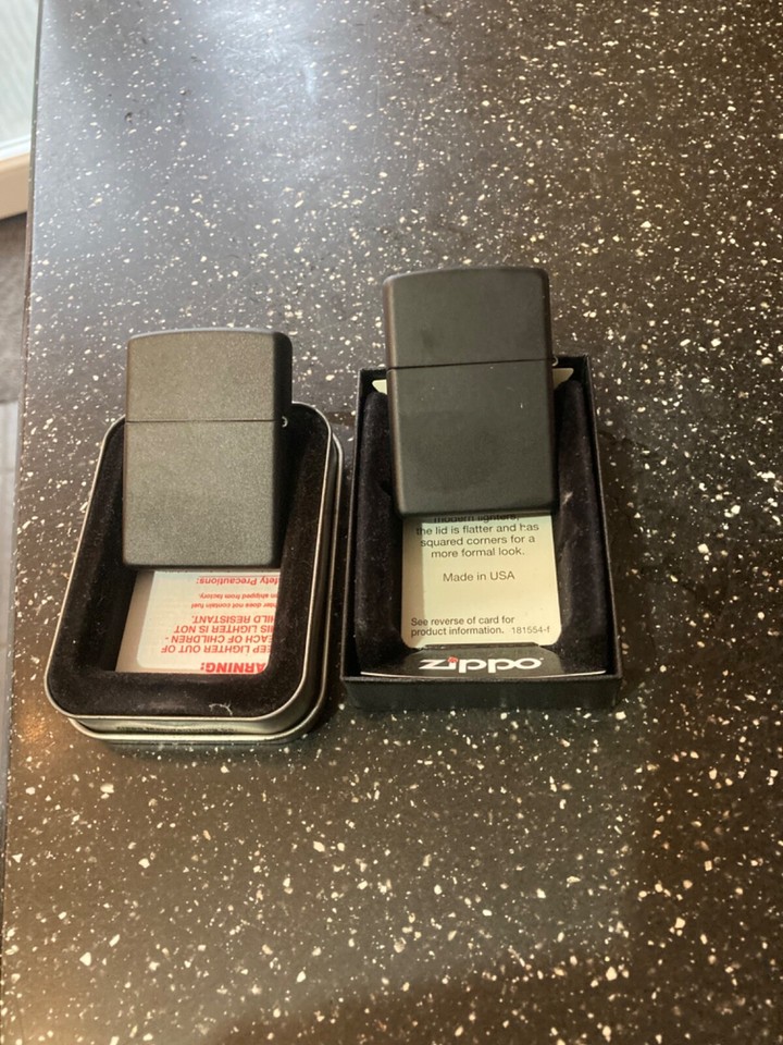 2x zippo lighters. Kit Rae/Area 51 both never seen fuel/unused eBay