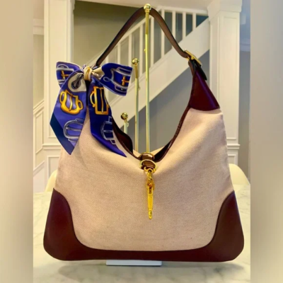 HERMES Toile H Trim 31 Bag Vintage Jackie O | eBay