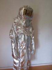 Hitze Schutz Anzug Ziegler Mantel Haube Handschuhe