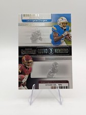 Josh Palmer Dyami Brown 2021 Panini Contenders Round Numbers RC #RN-JPA