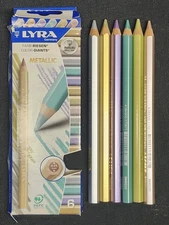 Lyra 3941062 Metallic Color Giants Colored Pencils 6pk