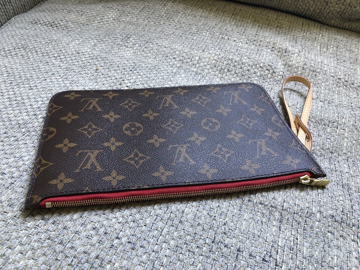 New Louis Vuitton Neverfull (GM or MM) Monogram Pouch Wristlet | eBay