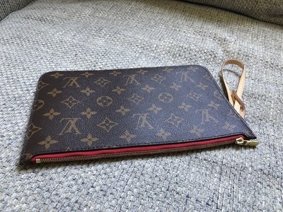 New Louis Vuitton Neverfull (GM or MM) Monogram Pouch Wristlet | eBay