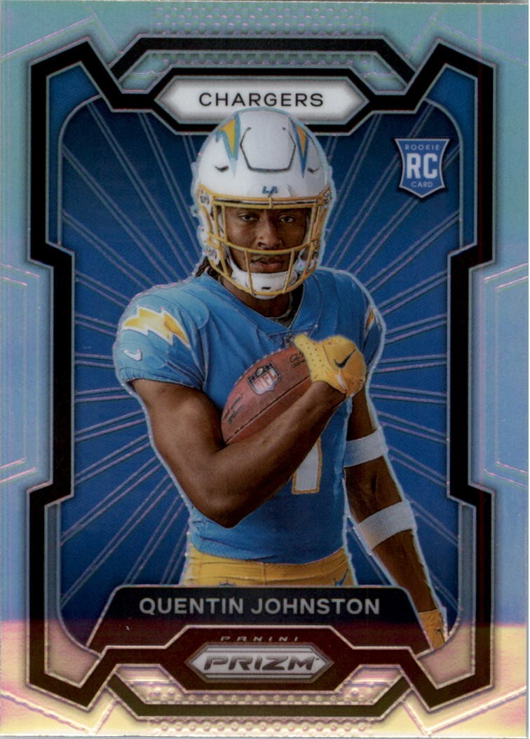2023 Panini Prizm Rookie Variations Prizms Silver #307 Quentin Johnston - FB