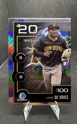 2025 Bowman - Bowman Scouts Top 100 Chrome Leo De Vries #BTP-20 (RC)