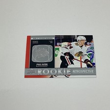 Pius Suter Blackhawks 2021 Upper Deck Rookie Retrospective RR-11 RC