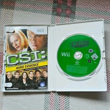 CSI Hard Evidence Nintendo Wii Game