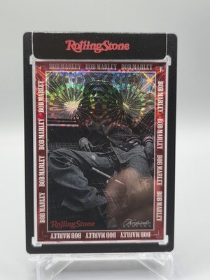 2025 Rolling Stone Bob Marley #186 Fireworks Parallel /5 Keepsake SSP Rare