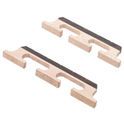 2 stücke Banjo Bridge Ersatz Hölzerne langlebige 5-String 4-String Banjo-Brücke