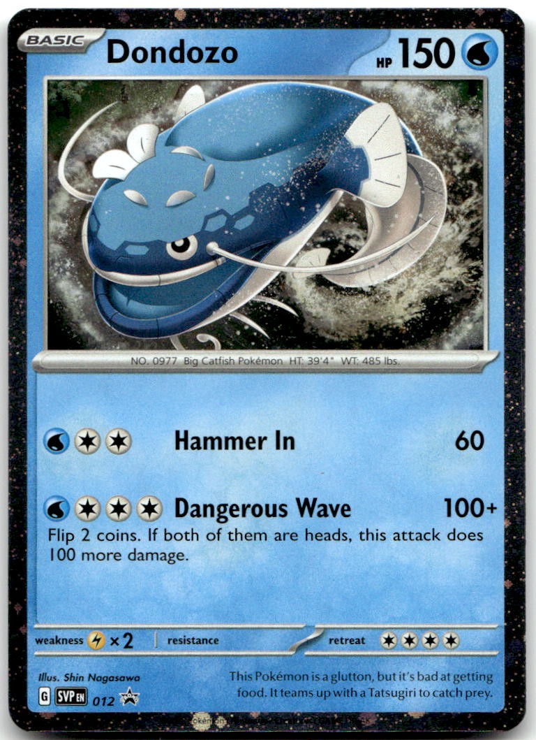 Dondozo (Cosmos Holofoil) 012 Holo Promo Scarlet & Violet Promo Pokemon NM