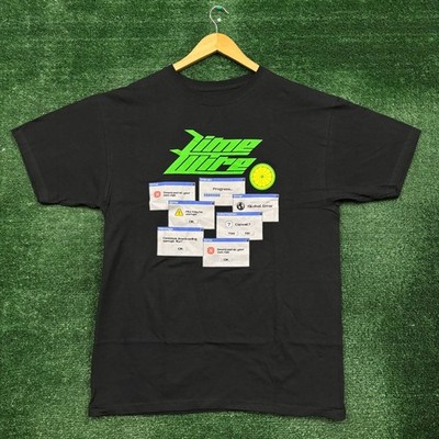 Lime Wire Download at Your Own Risk T-Shirt Size Large