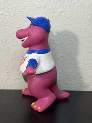 Vintage Barney the Purple Dinosaur Baseball Figure Lyons Group 5''