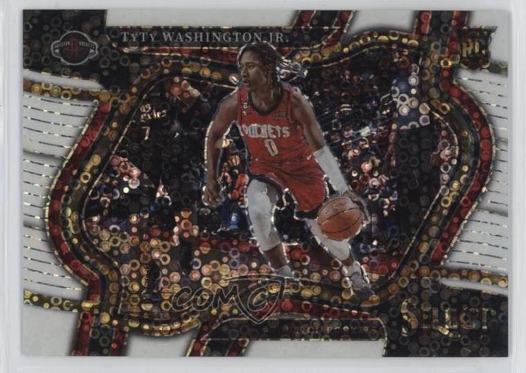 2022 Select Courtside White Disco Prizm 56/75 TyTy Washington Jr Rookie RC 1c3k