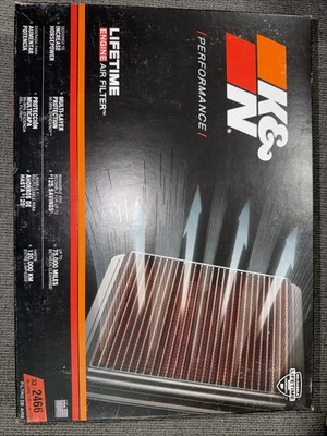 K&N 33-2466 Air Filter for 2011-16 Chevrolet Silverado/Sierra 2500/3500 HD 6.6L