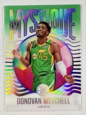 2020-21 Panini Illusions 6 Donovan Mitchell Mystique Emerald Utah Jazz