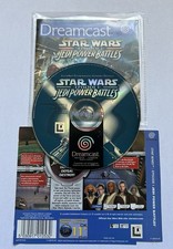 Star Wars Episode 1 Jedi Power Battles Sega Dreamcast Game Disc Manual