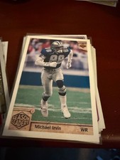 Michael Irvin 1992 Upper Deck Team Season Leader #303 Dallas Cowboys