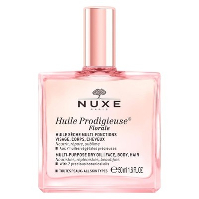 NUXE Huile Prodigieuse Floral - Organic All-in-One Oil 1.69 Fl Oz (Pack of 1) 