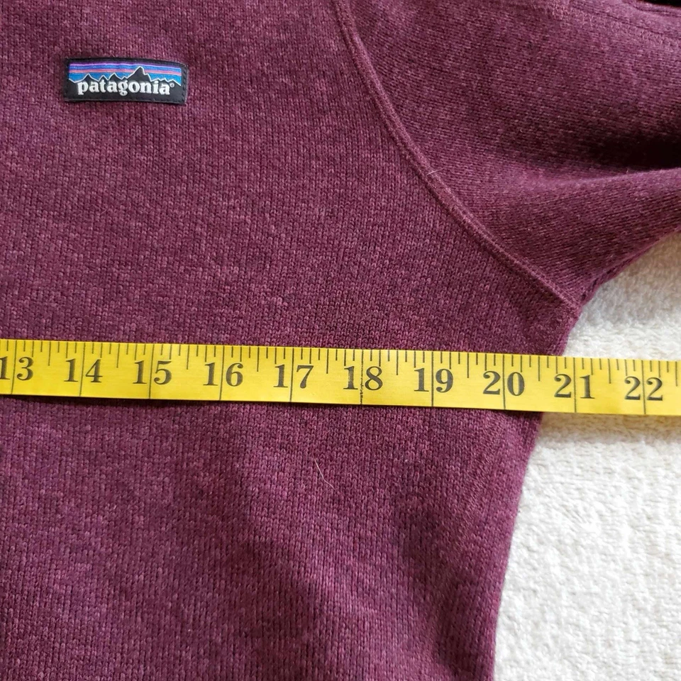 Suéter Patagonia Better feminino 1/4 zíper grande L caminhada ao ar livre - Imagem 4 de 4