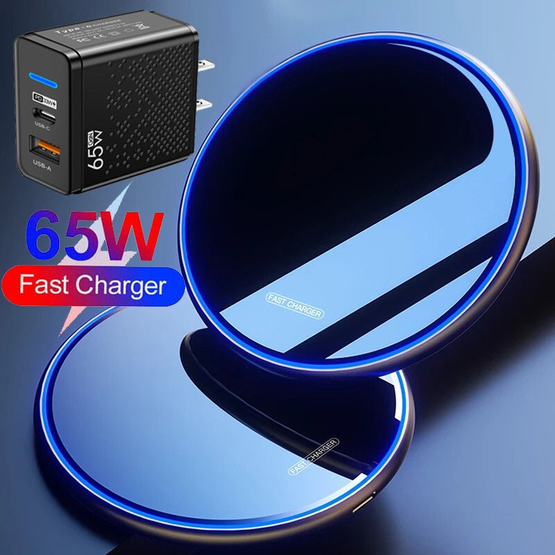 65W Wireless Fast Charger Charging Pad For Samsung Z Fold7 6 5 4 Flip7 6 5 4 3