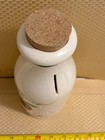 VTG Apple Ivy Home Decor A Penny Saved A Penny Earned Coin Bank Piggy Bottle — photo 3