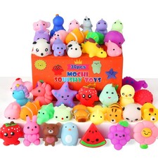 30 Pack Squishy Toys, Kawaii Squishies Party Favors for 1 to 2 inches, 30 Pcs