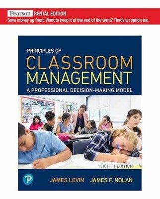 Principles of Classroom Management: A - Paperback, by Levin James - Very Good