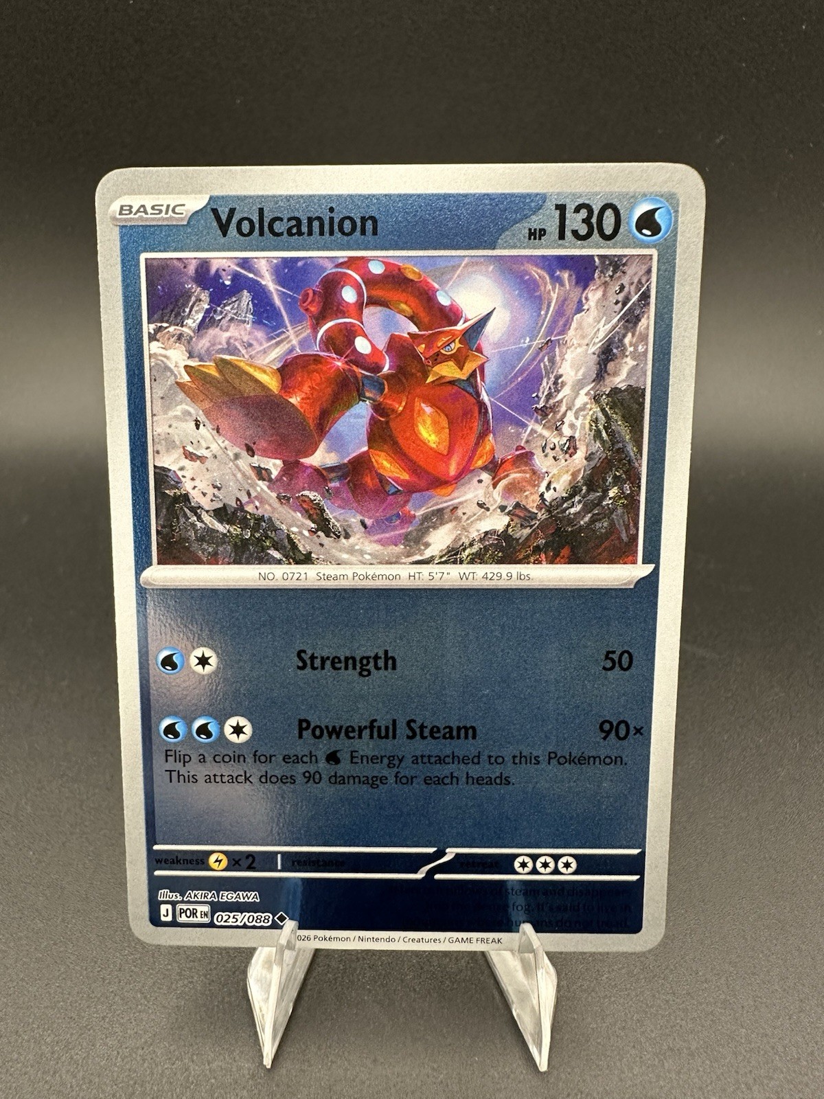 Pokémon TCG Volcanion 025/088 Perfect Order Reverse Holo NM