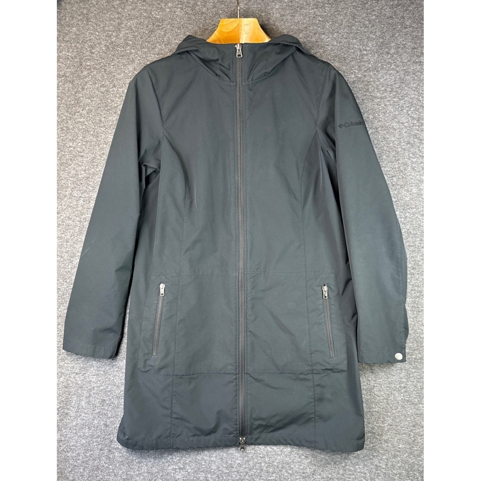 Columbia Weekday Wanderer Hooded Full Zip Long Jacket Womens