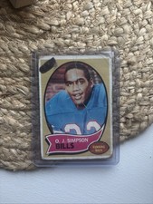 1970 Topps #90 O. J. SIMPSON Rookie Card Buffalo Bills Poor Condition