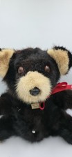 Vintage 1982 Rare Bear Mink Fur Teddy Bear With Original Necklace