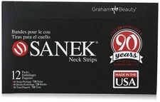 Sanek Display Neck Strips - 12x 60-Count Packs (720 Strips) - Pro/Retail