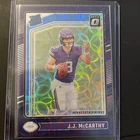 2024 Panini Optic - Rated Rookie J.J. McCarthy #235 Blue Scope Prizm (RC)