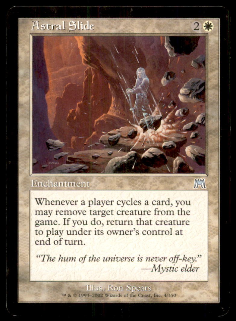 Astral Slide LP Light Play Onslaught MTG [10613]