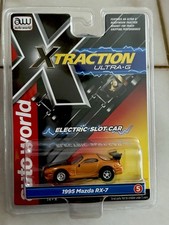 Auto World SC368 R35 Xtraction Ultra G Slot Car 1995 Mazda RX-7 ORANGE