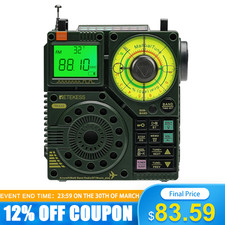 TR112 Short wave Radio With Bluetooth AM FM SW WB AIR VHF Weather Radio camping